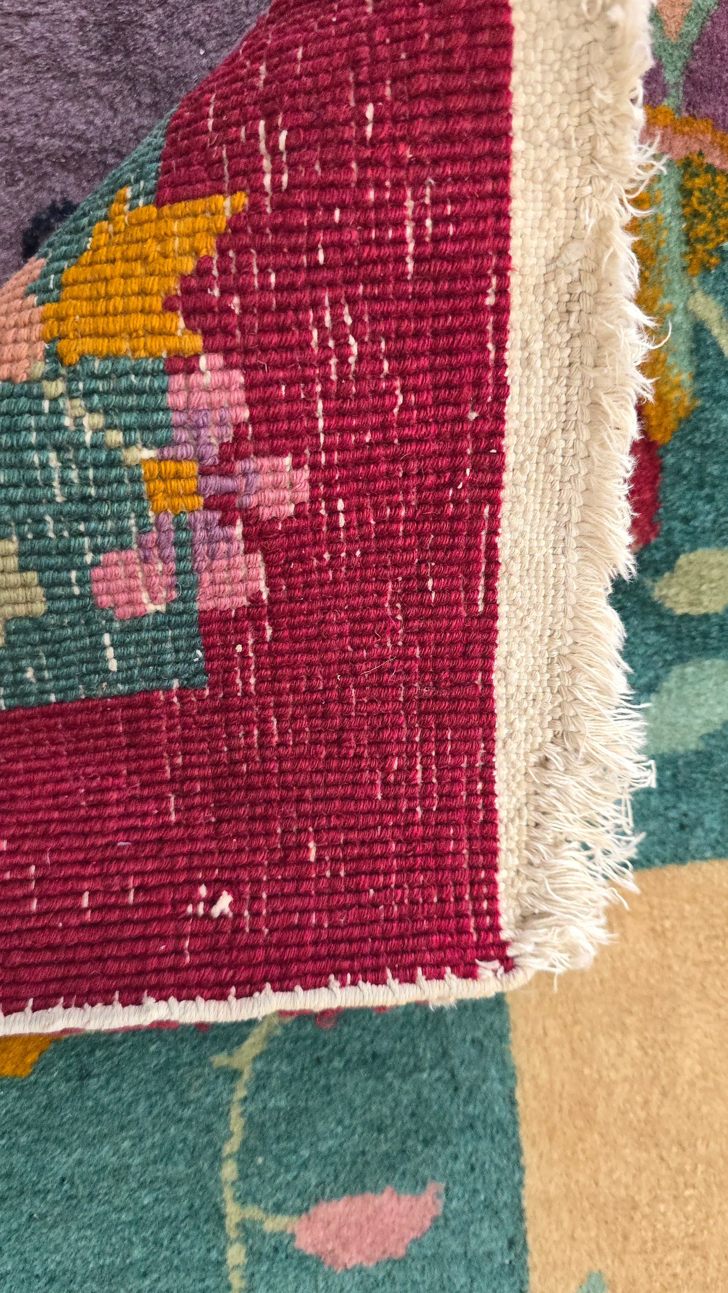 1920s Art Deco Nichols Chinese Rug 9x11.6