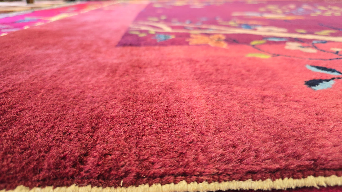 1920s Art Deco Nichols Chinese Rug 9x11.6