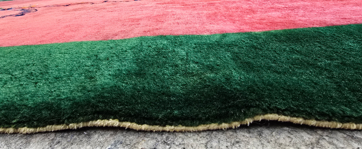 1920s Art Deco Nichols Chinese Rug 9x14.6 )