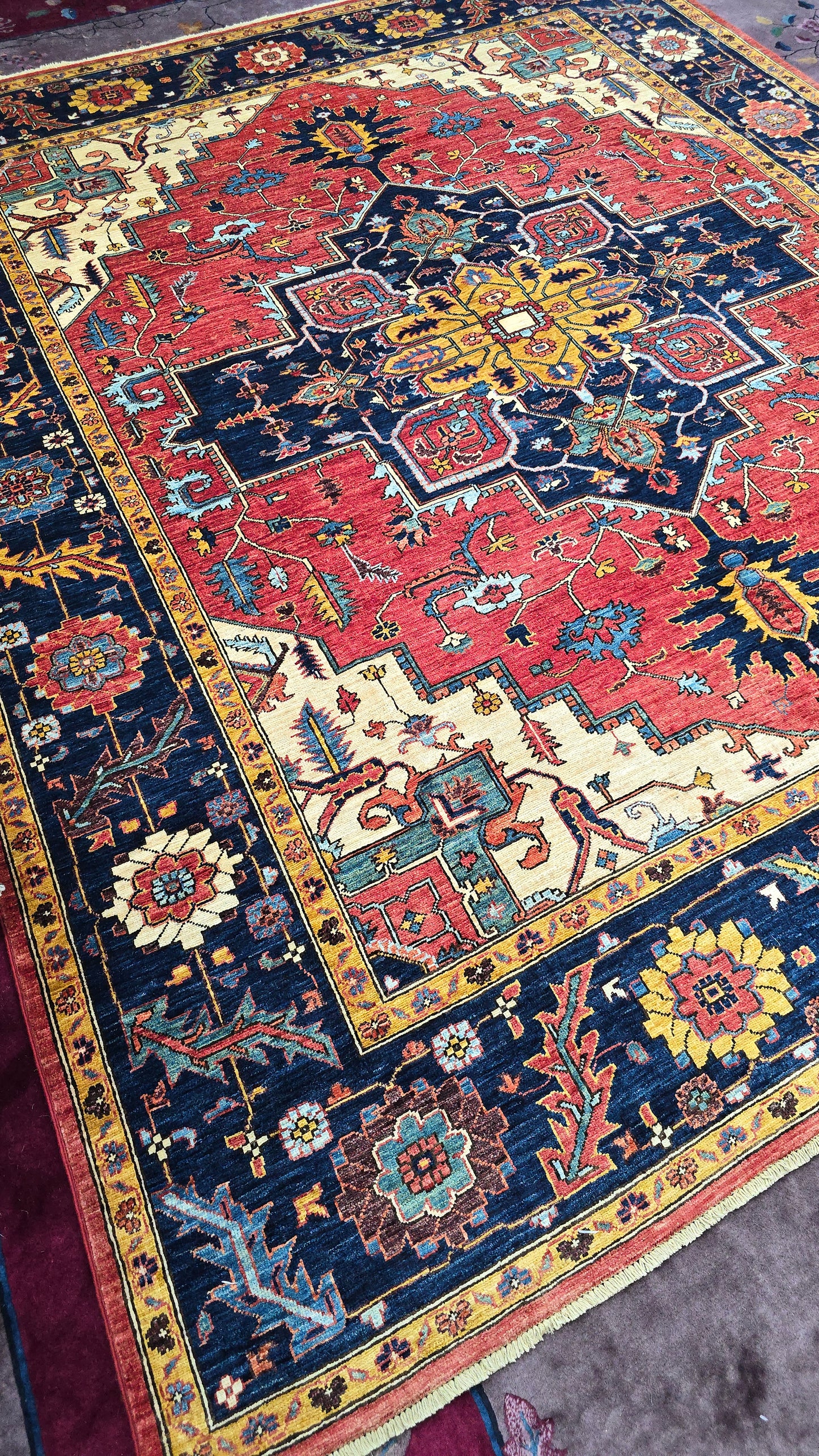 Heriz Afghan Rug – 8x10
