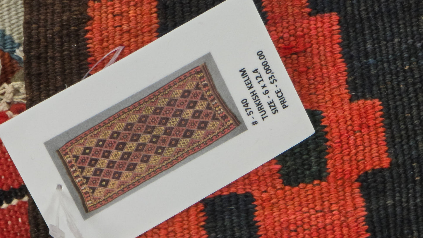 Antique Turkish Kelim #5740