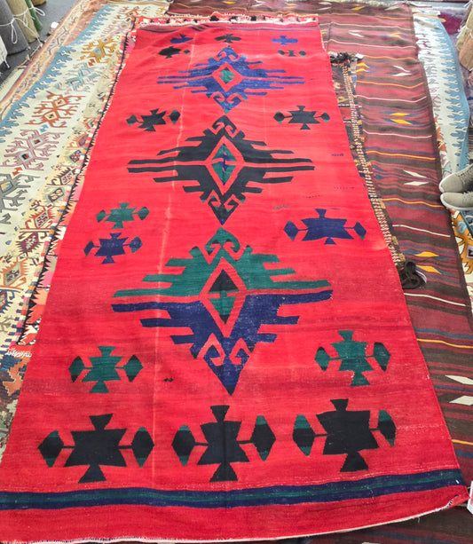 Antique Turkish Kelim #5722