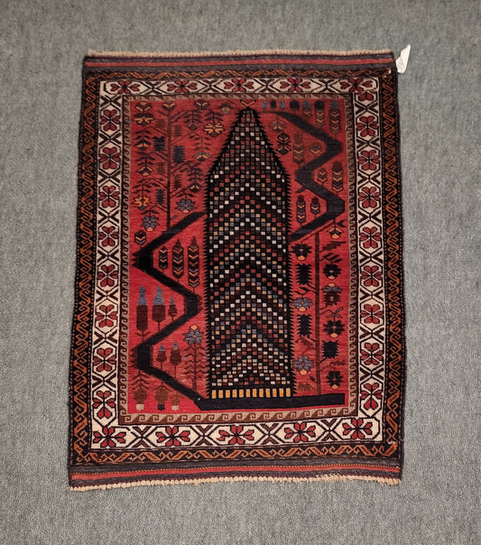Afghan Balouche Prayer Rug
