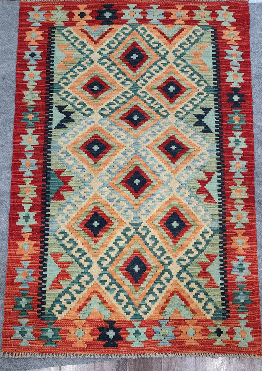 New Afghan Kelim #0244