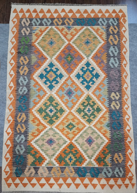 New Afghan Kelim #5710