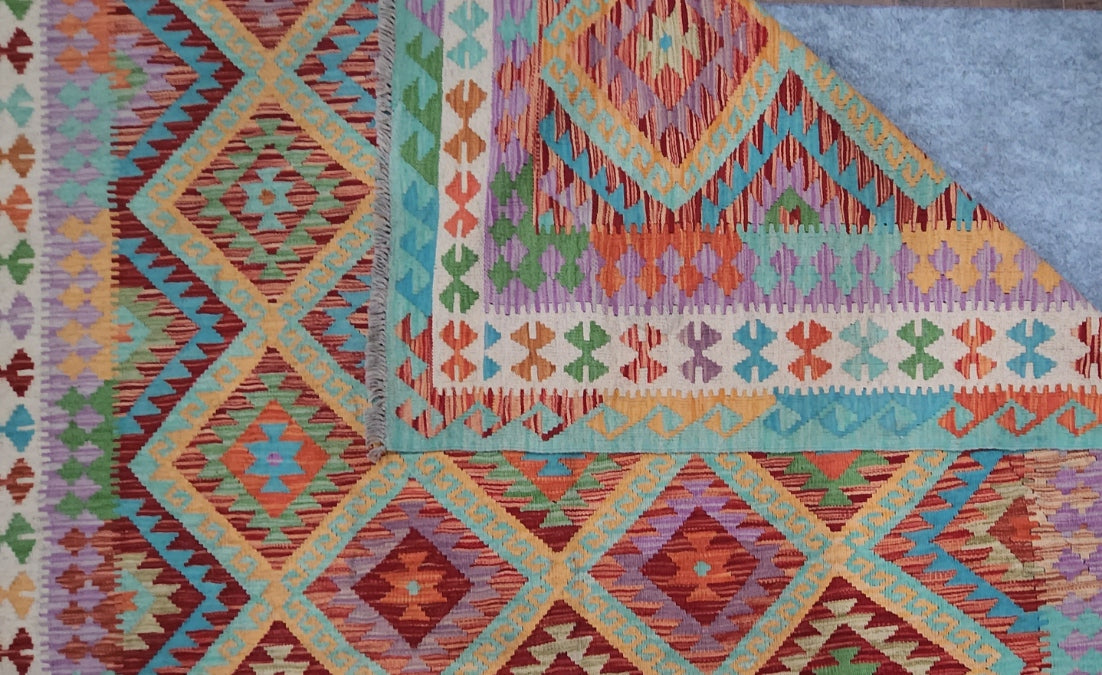 New Afghan Kelim #11488