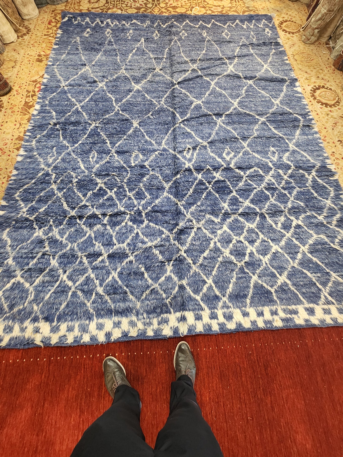 Moroccan shaggy rug