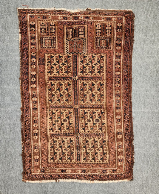 19th Century Baluch Prayer Rug