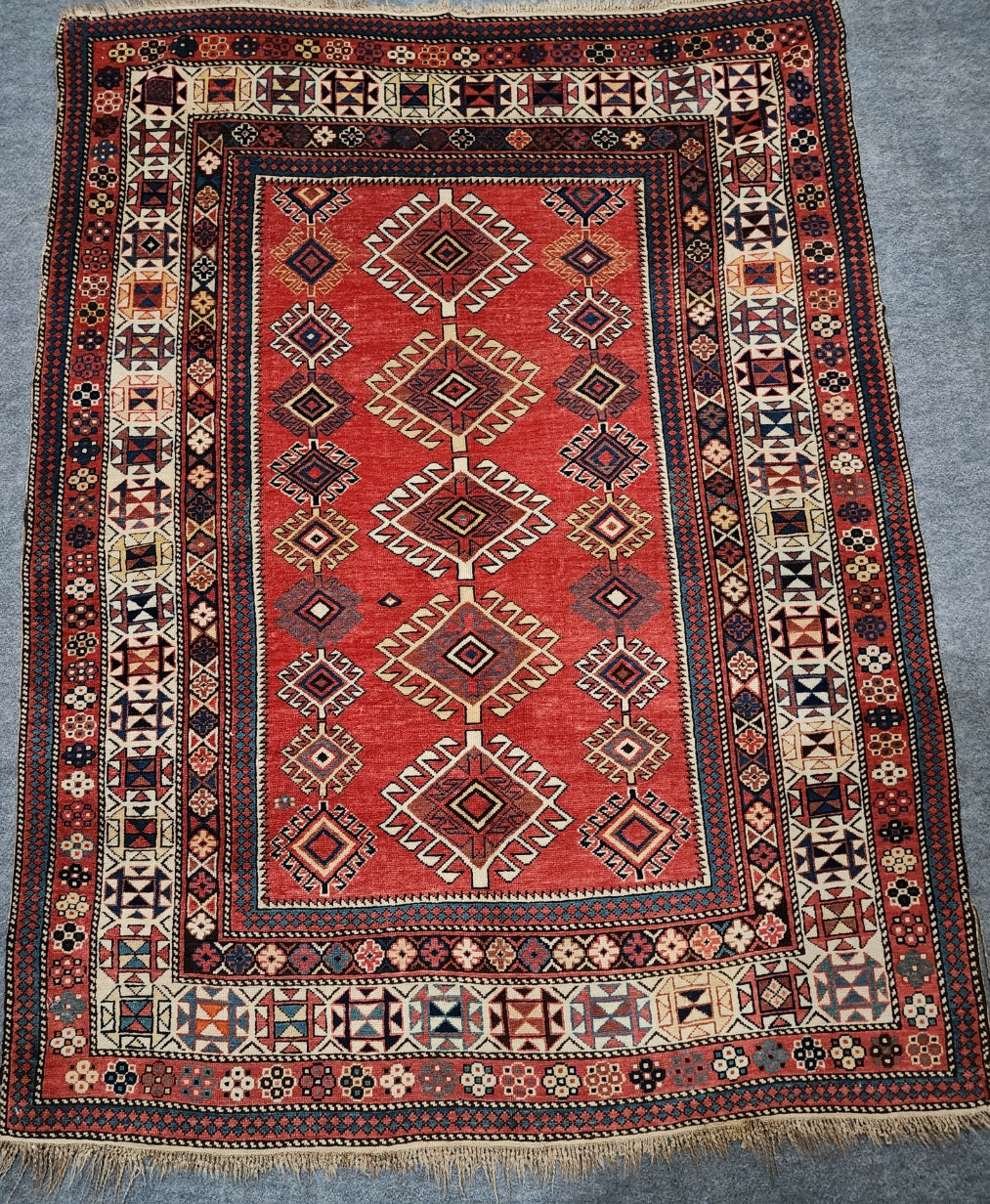 19th Century Antique Shirvan Collector Rug Mint Condition