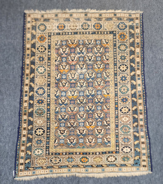 Shirvan Caucasus Rug Circa 1900s