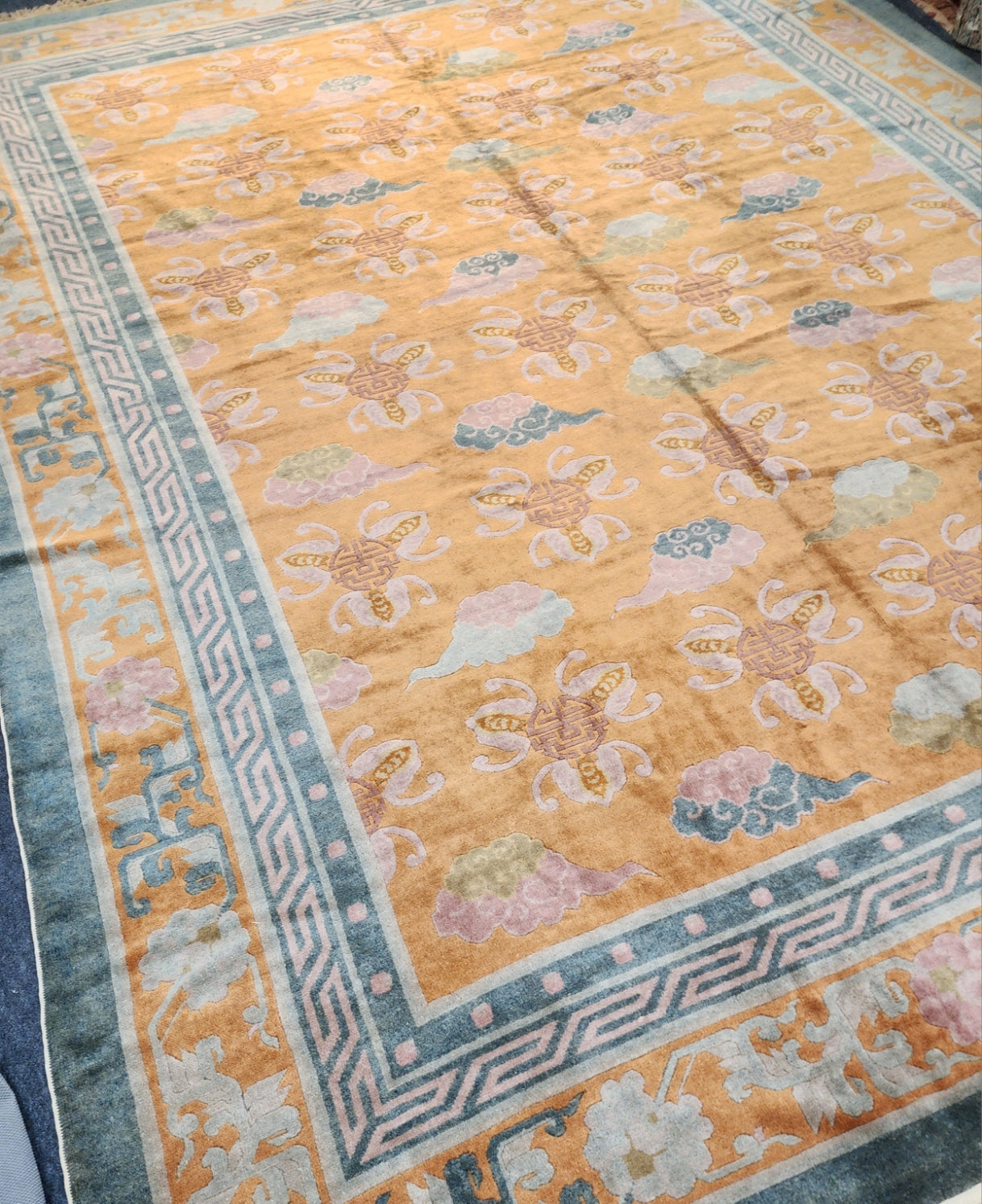 Original Unused Chinese Fette Rug from 1930s