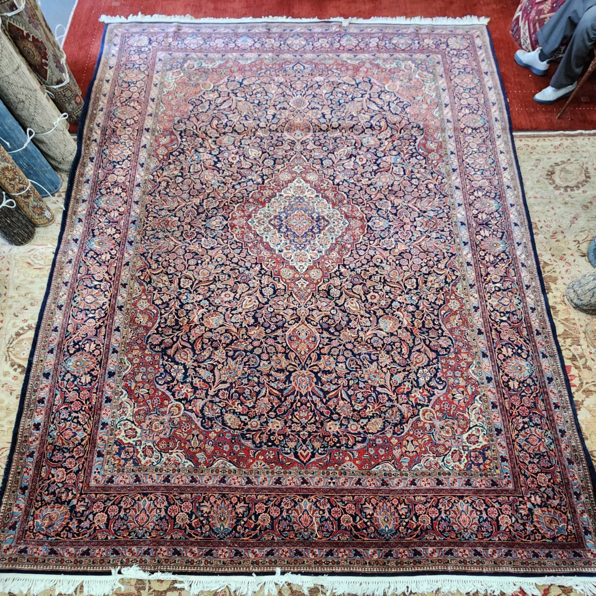Vintage large Persian Kashan